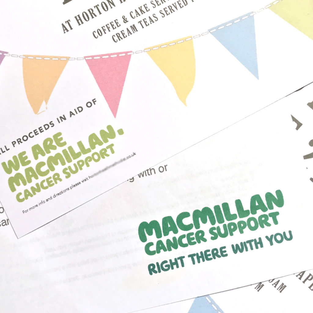 Macmillan Charity 2019 rebranding